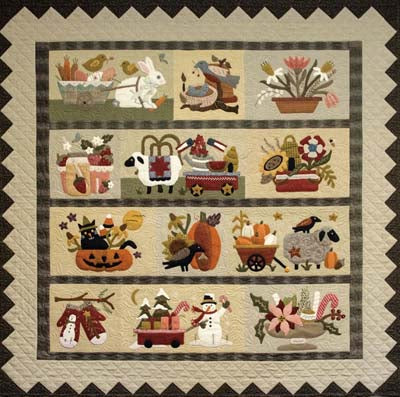 Live Each Season Row Quilt - Bundle and SAVE