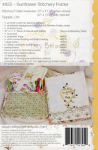 Load image into Gallery viewer, Sunflower Stitchery Folder - Floss Kit and or Pattern
