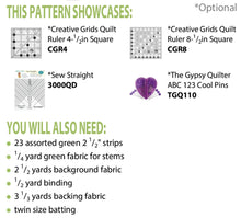 Load image into Gallery viewer, Shamrock Pattern, Rulers &amp; Fabric
