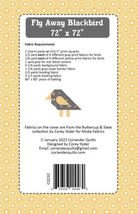 Fly Away Blackbird Kit or Pattern