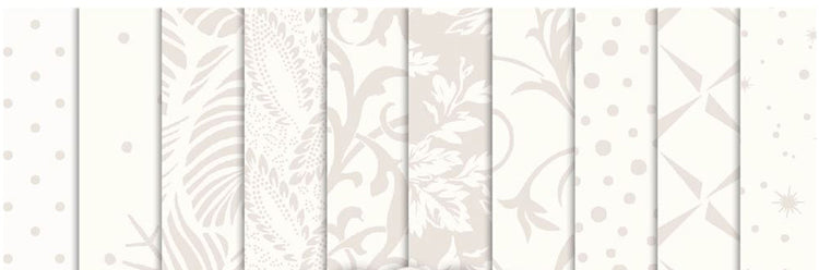 Pearl Essence Fat Quarters Pack <BR> White