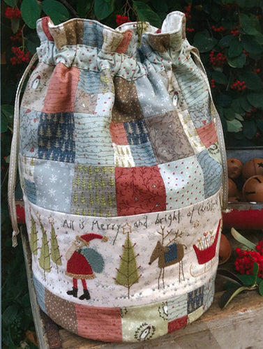 Hatched and Patched All is Merry and Bright Market Bag