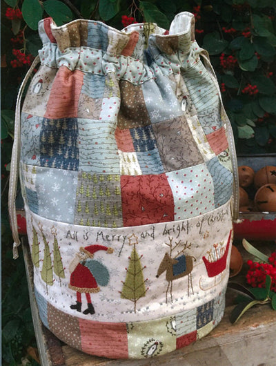 Hatched and Patched All is Merry and Bright Market Bag