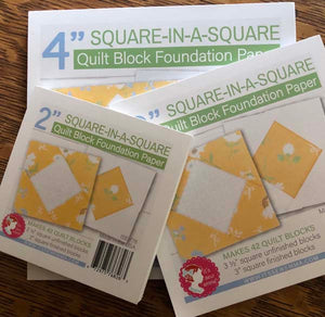 Square in a Square Foundation Papers-Bundle and Save!