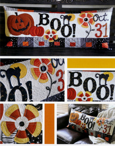 Kimberbell Halloween Boo! Bench Pillow