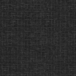 Woolies Flannel - Charcoal Crosshatch Flannel MASF18510 JK