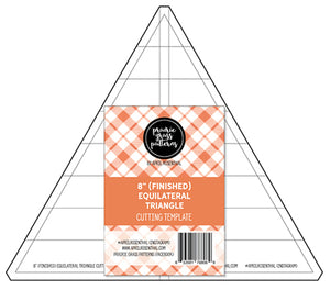 8" Equilateral Triangle Acrylic Template
