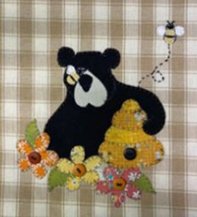 Quilt Doodle-Honey Bear