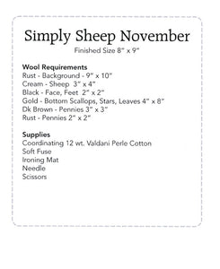 Simply Sheep November