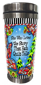 Suzy Toronto - Quilt Story Stainless Steel Tumbler