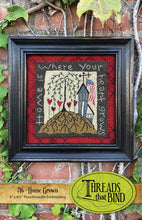 Load image into Gallery viewer, Home Grown Punchneedle Embroidery Pattern
