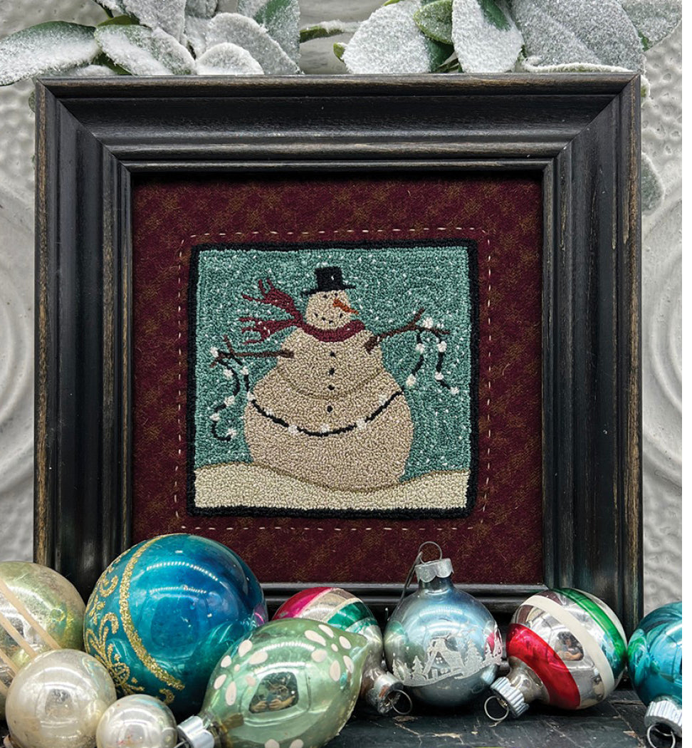 Frosty Flakes Punchneedle Embroidery
