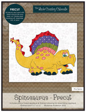 Load image into Gallery viewer, Spinosaurus Precut Fused Applique Pack
